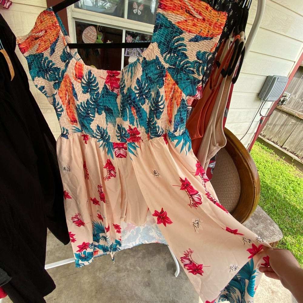 Floral Off-Shoulder Dress